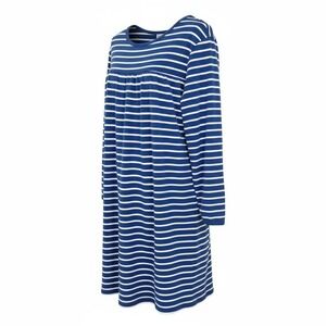 Hanna Andersson Blue & White Striped LS Fit‎ & Flare Dress Girls EU 120 / US 6-7